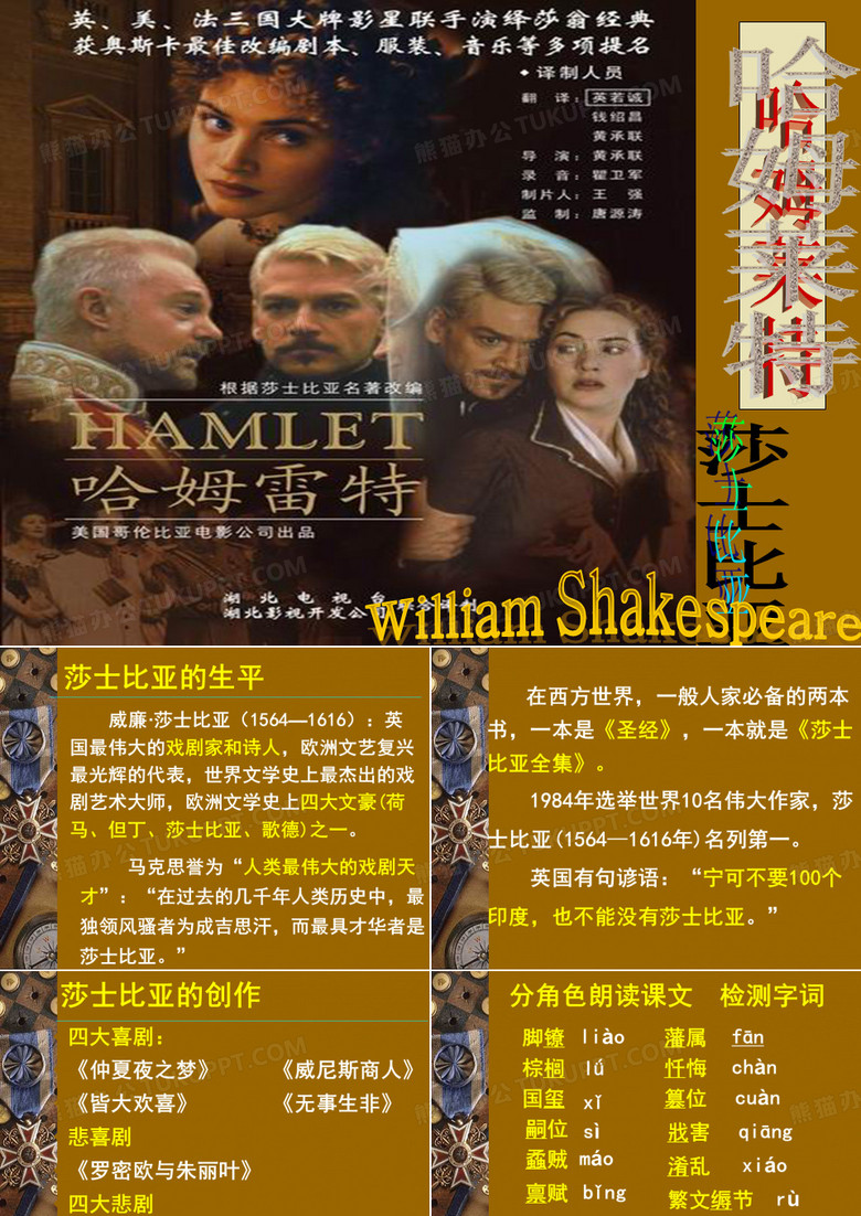 哈姆雷特教学课件