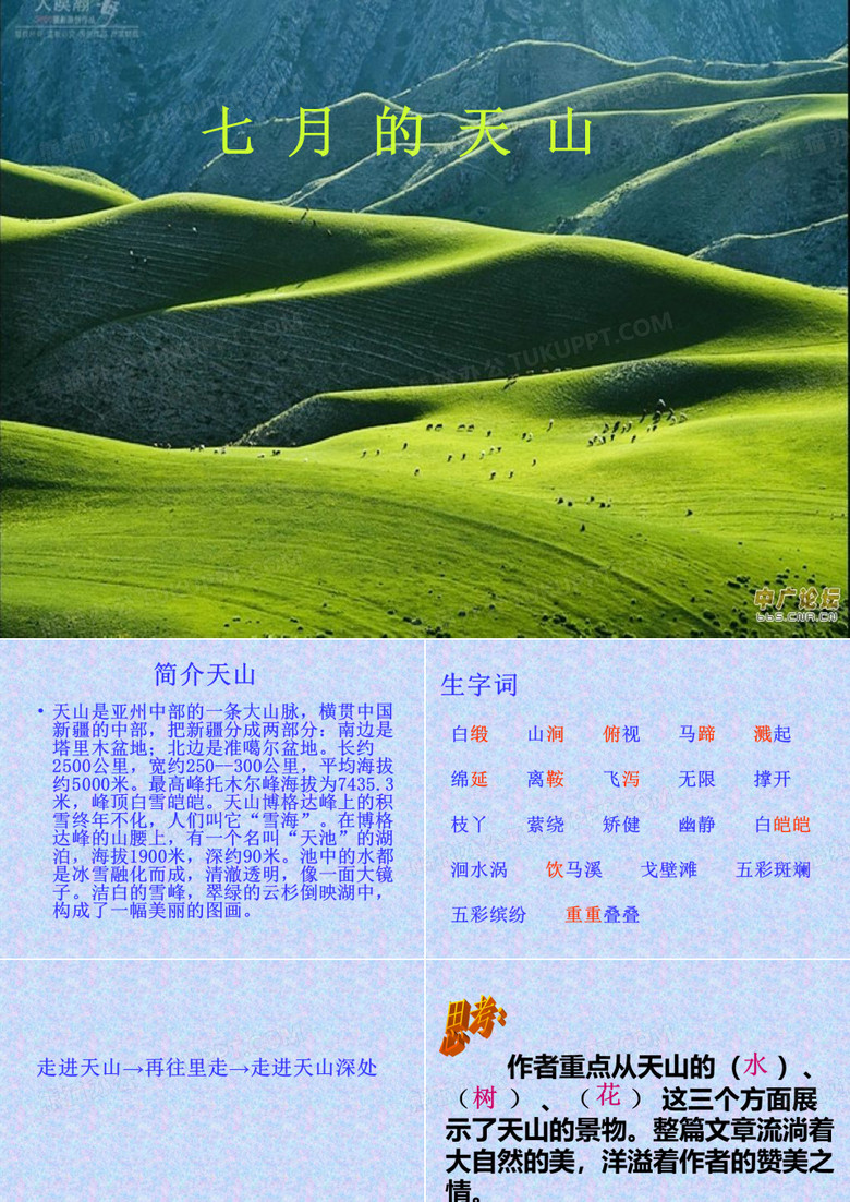 七月的天山