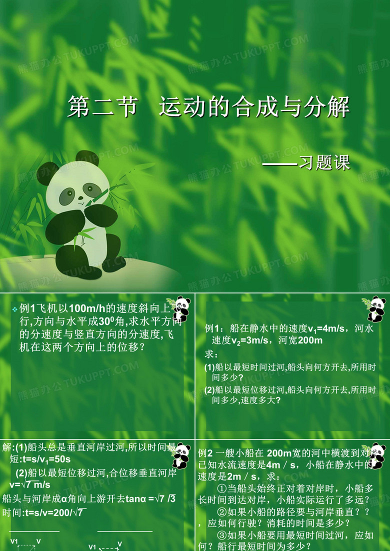 运动的合成与分解