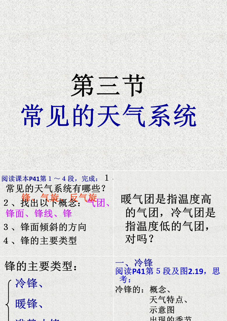 锋与天气1