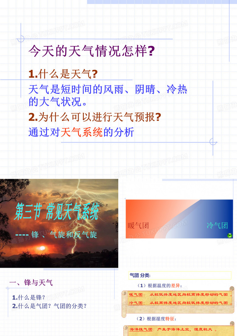 锋与天气课件