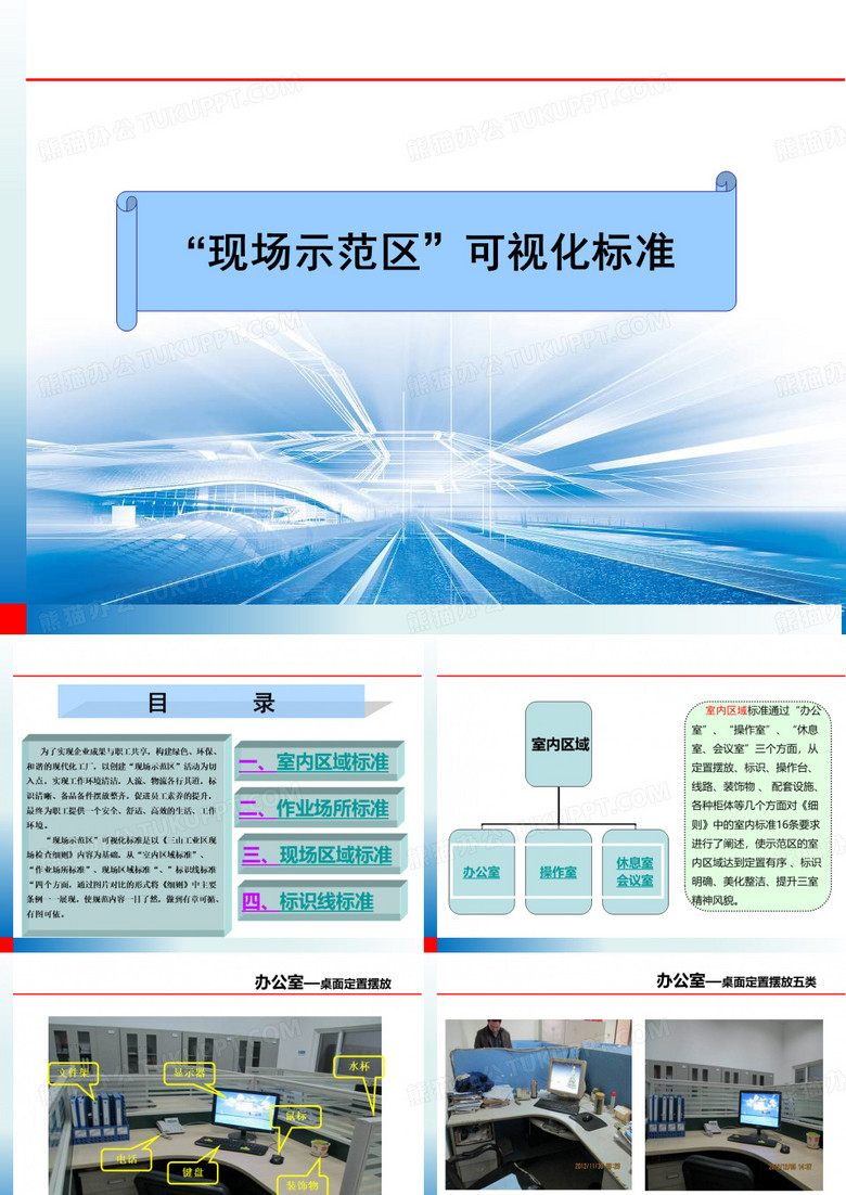 “现场示范区”可视化标准(改善前后对比)