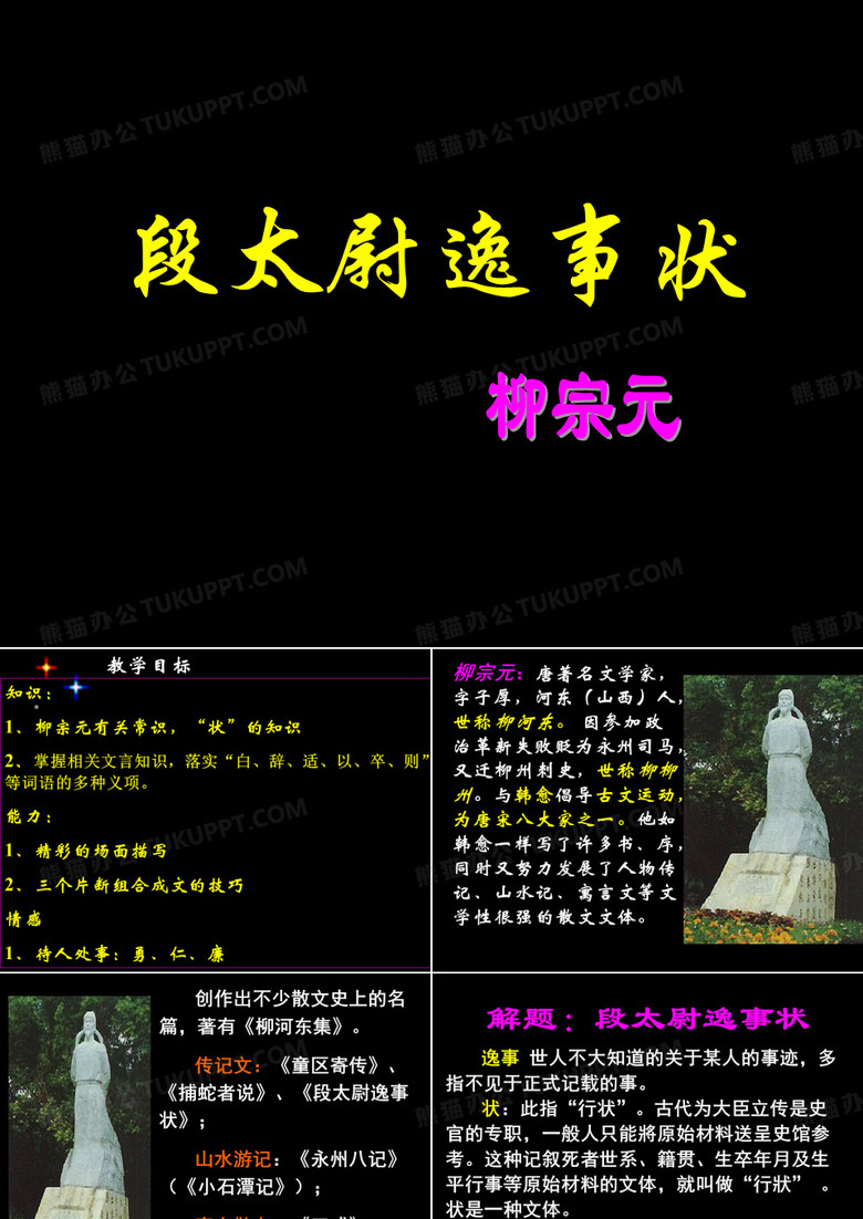 段太尉逸事状