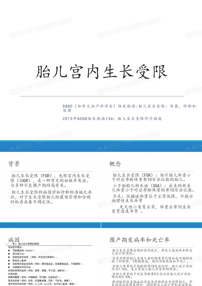 胎儿宫内生长受限