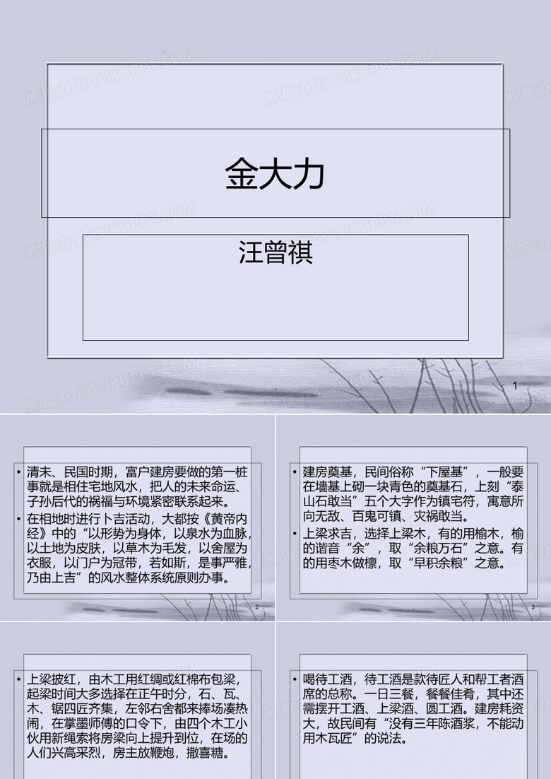 金大力 PPT课件