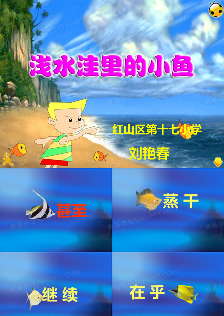 浅水洼里的小鱼