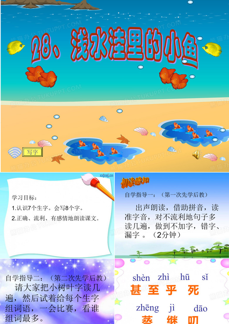 28、浅水洼里的小鱼