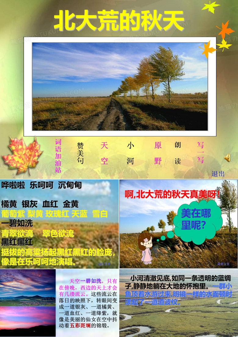 北大荒的秋天课件
