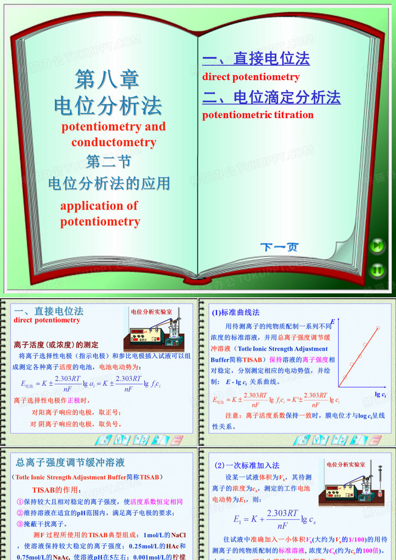 直接电位法、电位滴定分析
