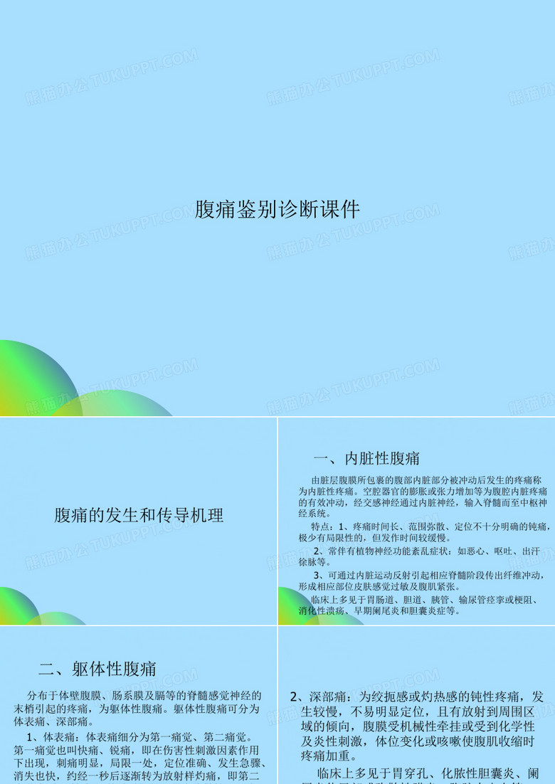 腹痛鉴别诊断