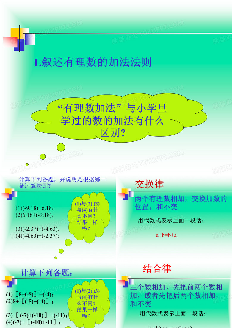 加法运算律