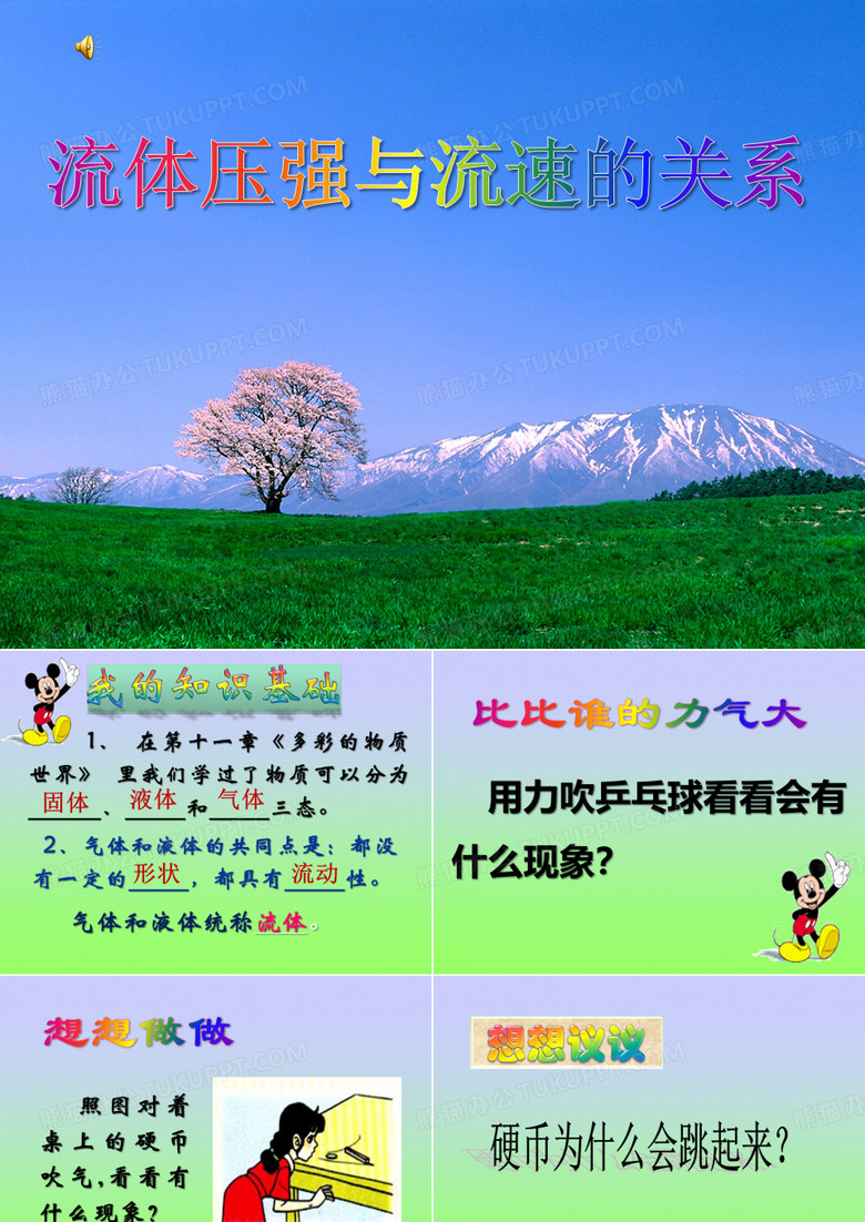 流体压强与流速的关系