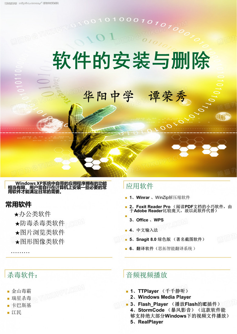 软件的安装与卸载ppt课件
