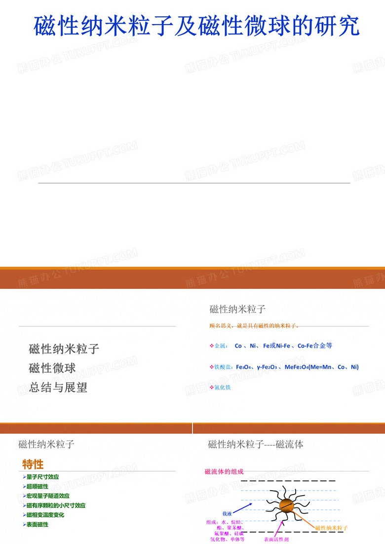 磁性纳米粒子及磁性微球的研究