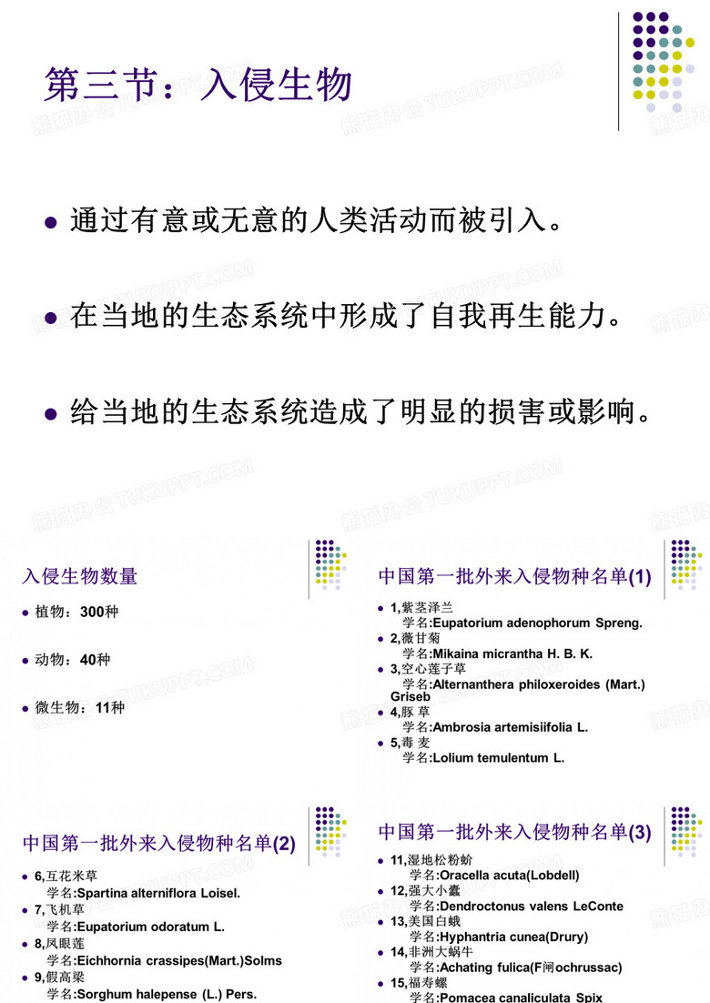 入侵生物