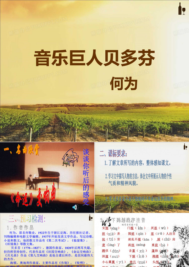 音乐巨人贝多芬 PPt