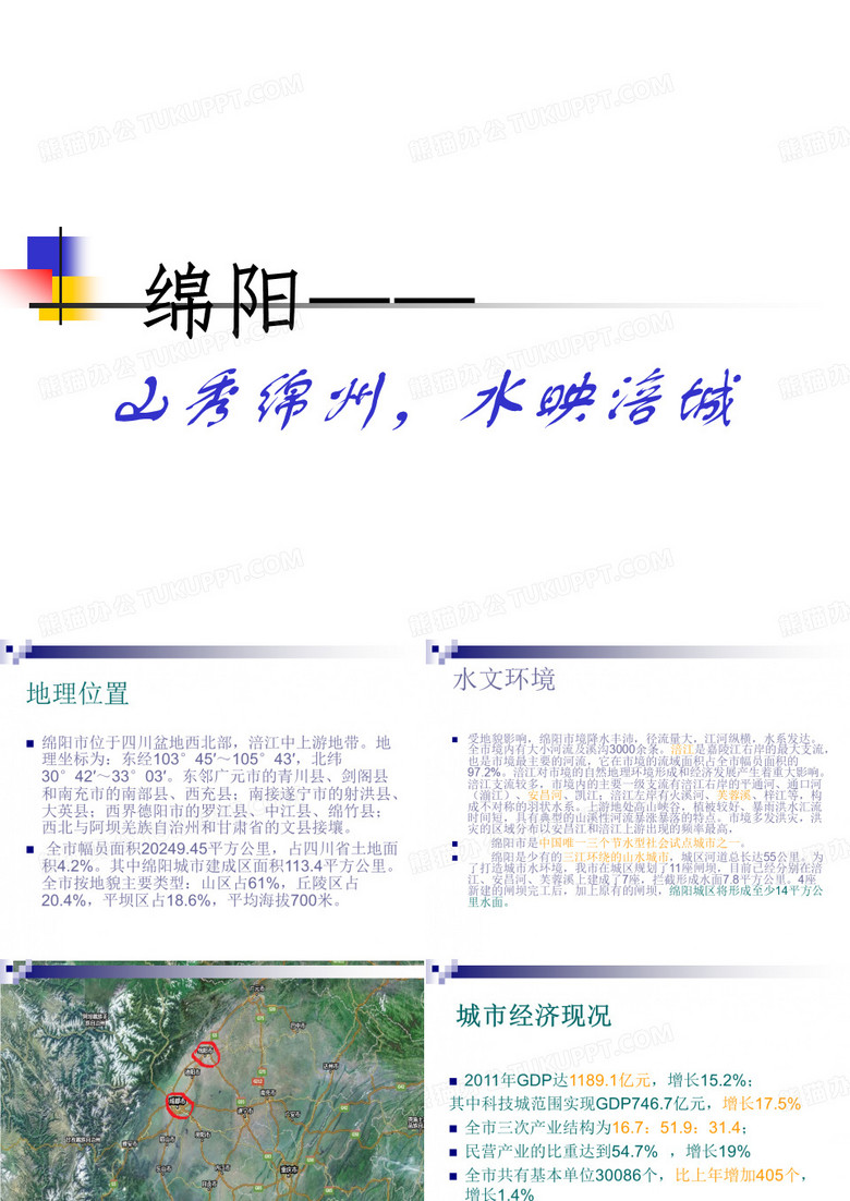 四川绵阳PPT
