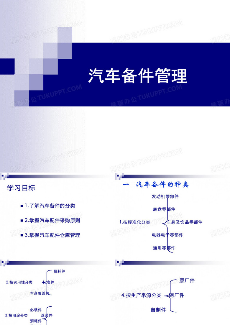 汽车备件管理