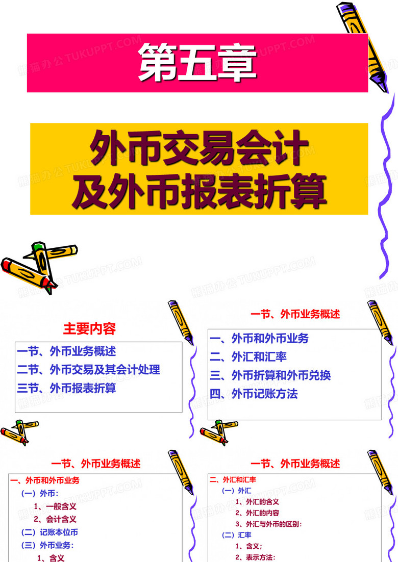 外币交易会计及外币报表折算
