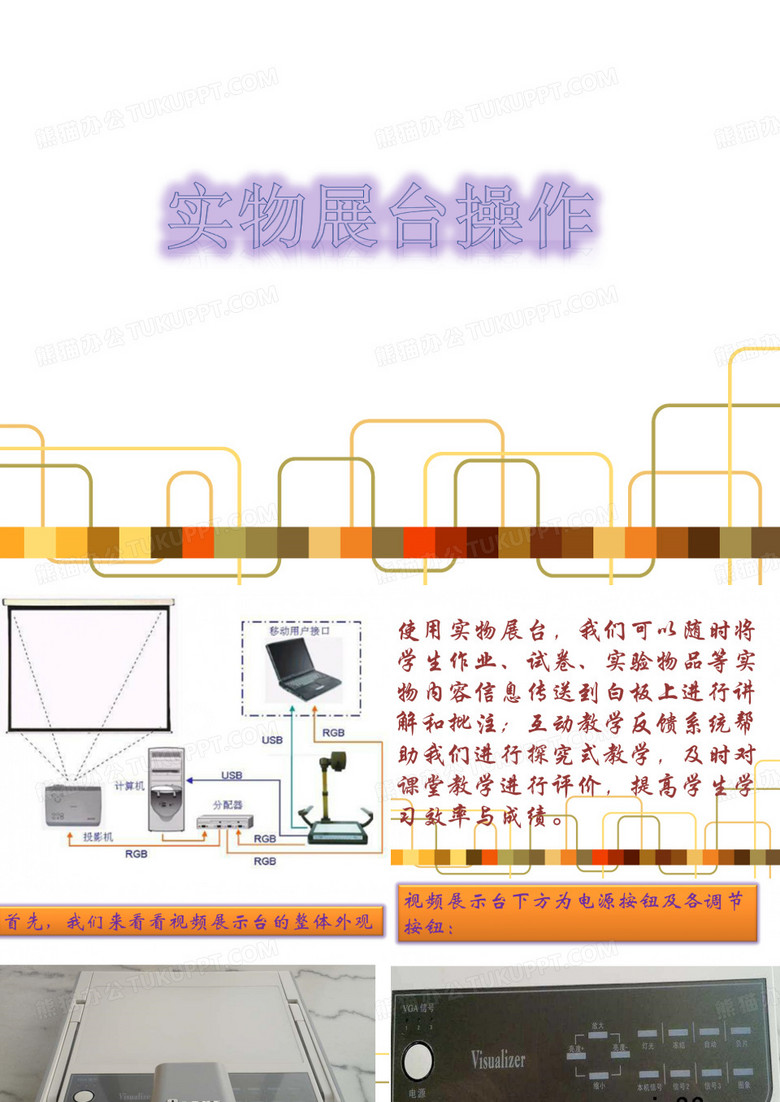 实物展台的操作