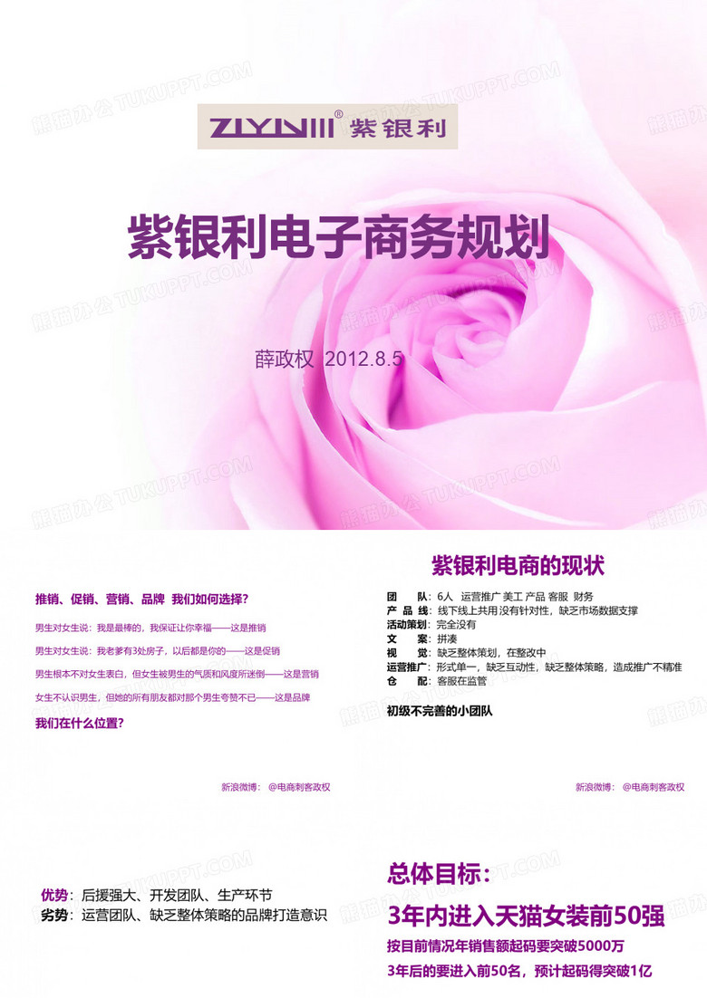 公司电子商务规划方案计划书淘宝天猫京东易讯.pptx
