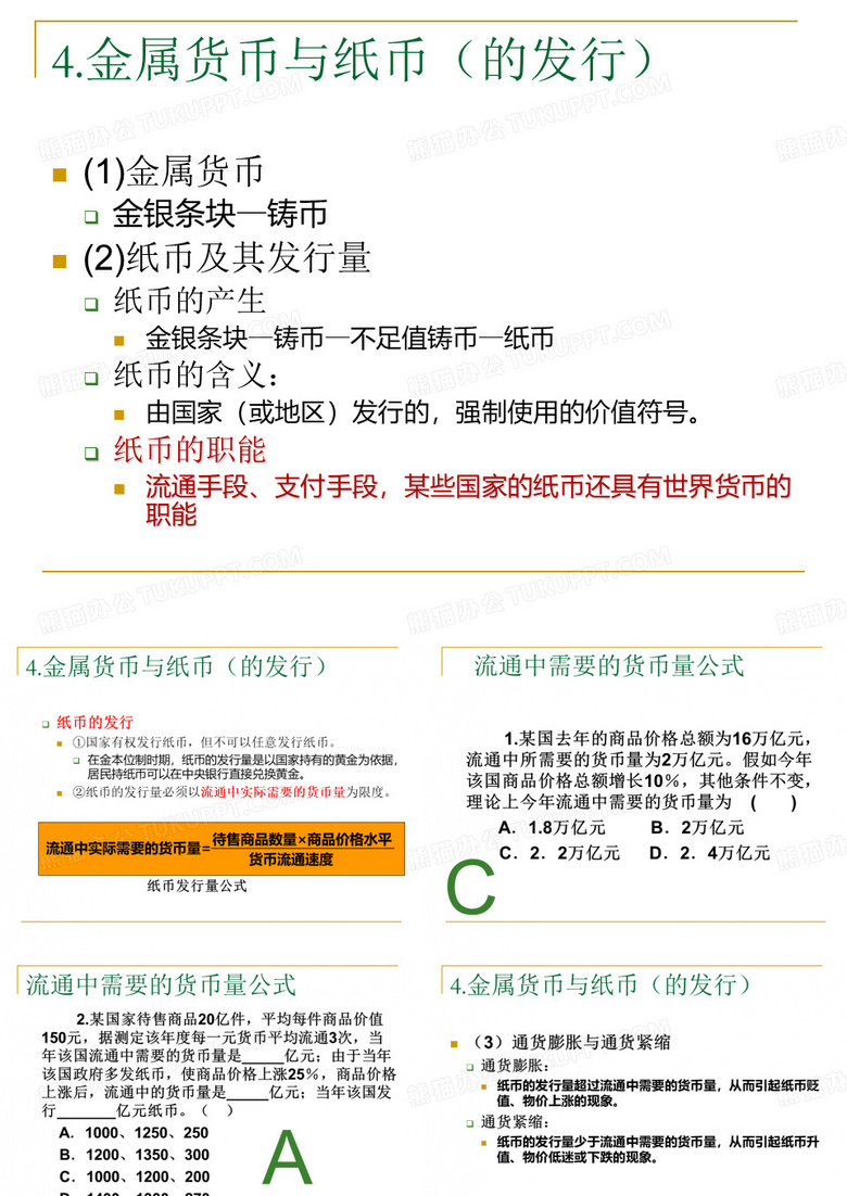纸币的发行量