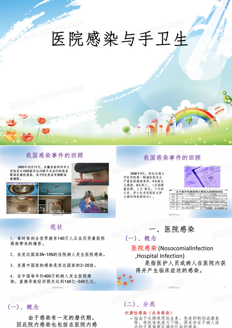 《医院感染与手卫生》PPT课件
