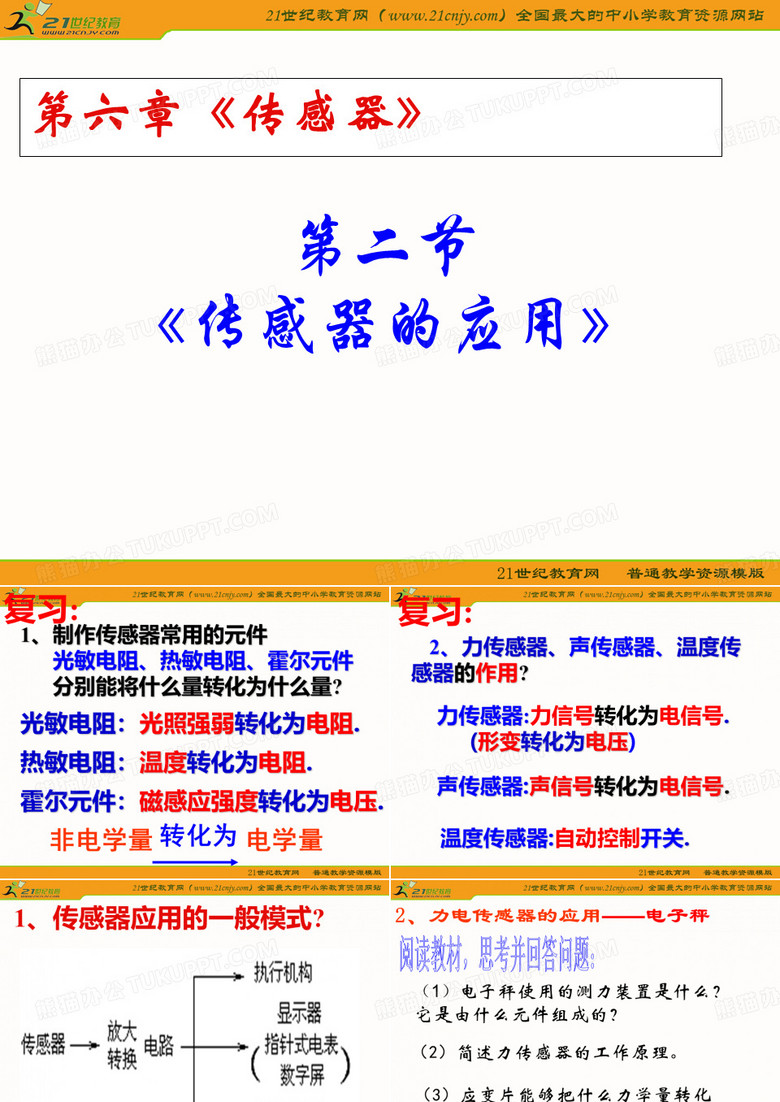 传感器的应用