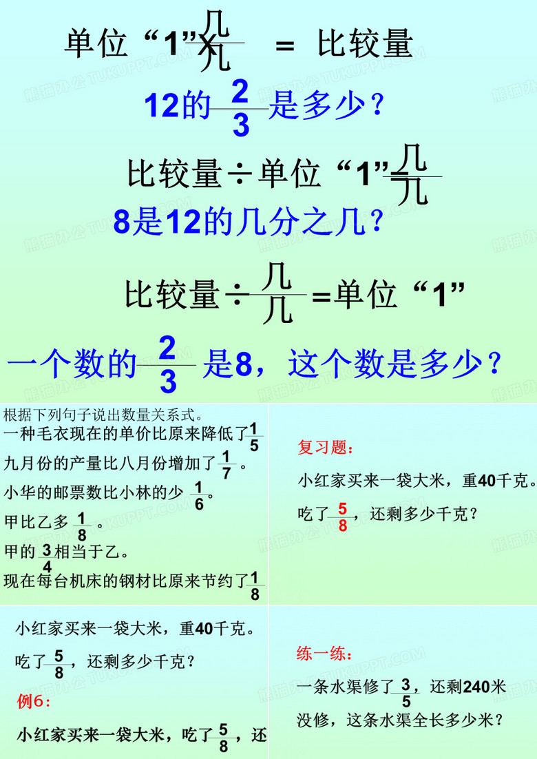 分数除法应用题