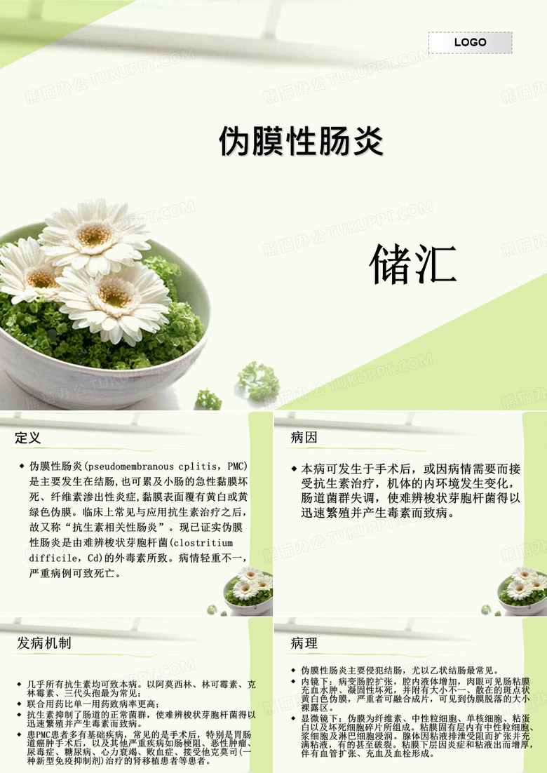 伪膜性肠炎..
