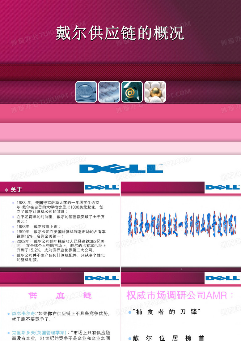 戴尔供应链的概况