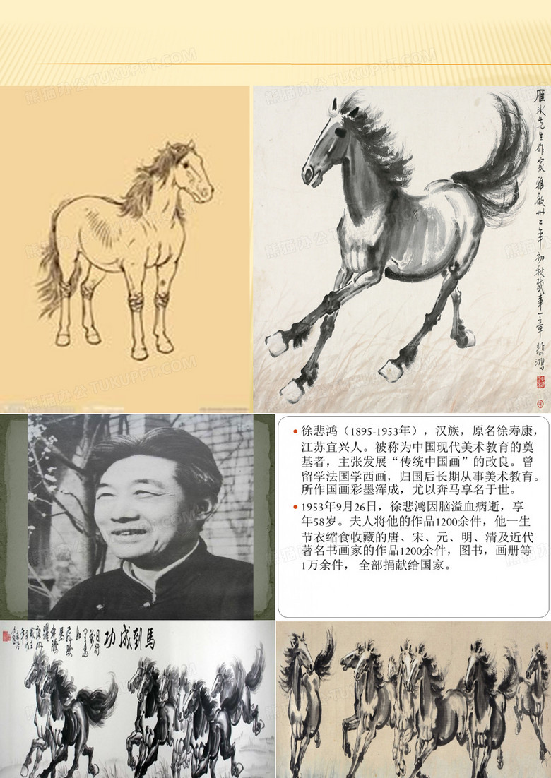 徐悲鸿励志学画