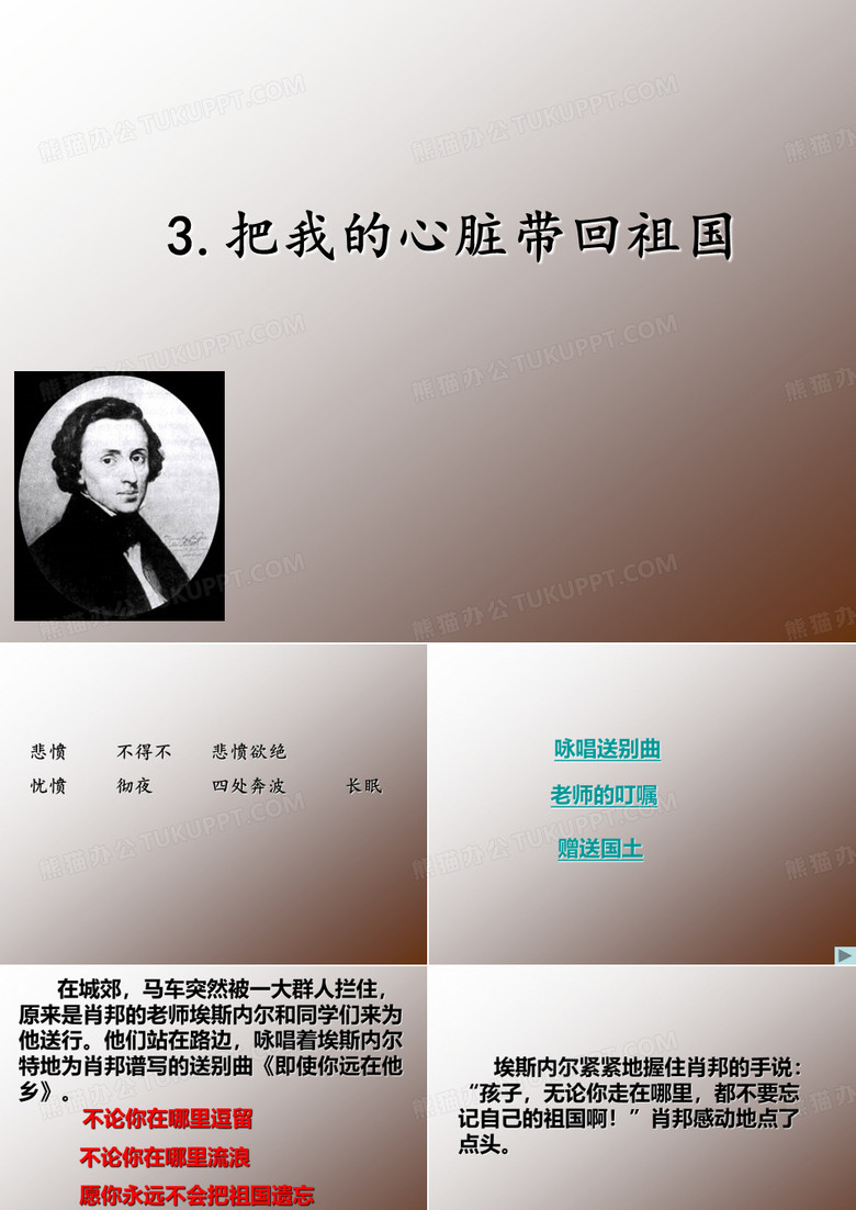 3.把我的心脏带回祖国