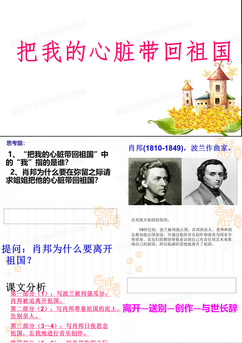 把我的心脏带回祖国.ppt
