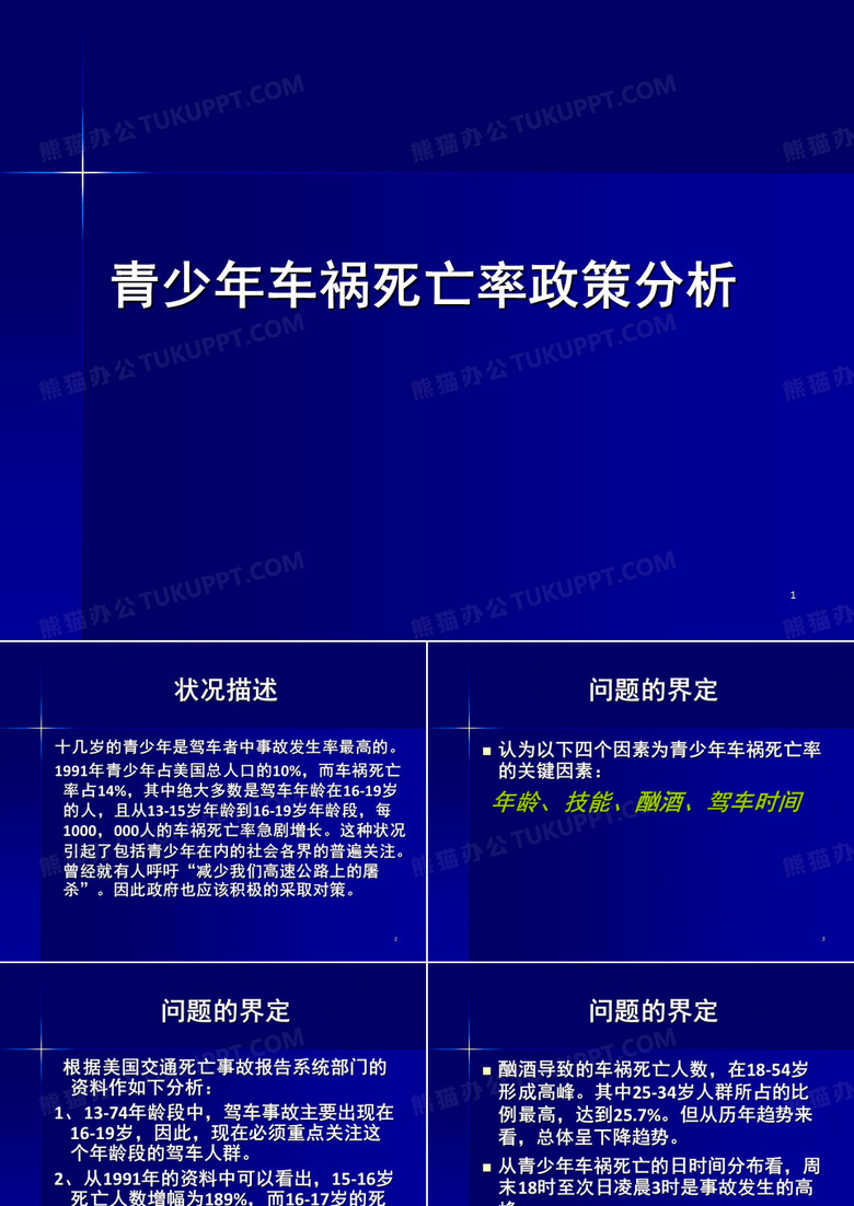 青少年车祸分析案例