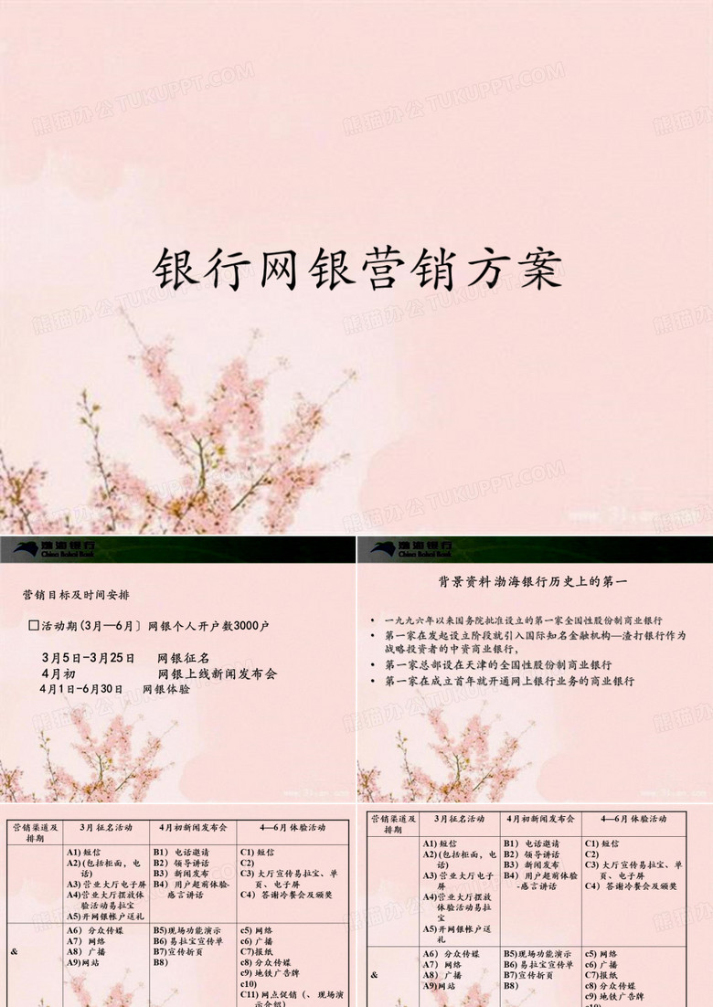 银行网银营销方案