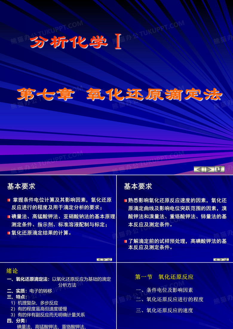氧化还原滴定法
