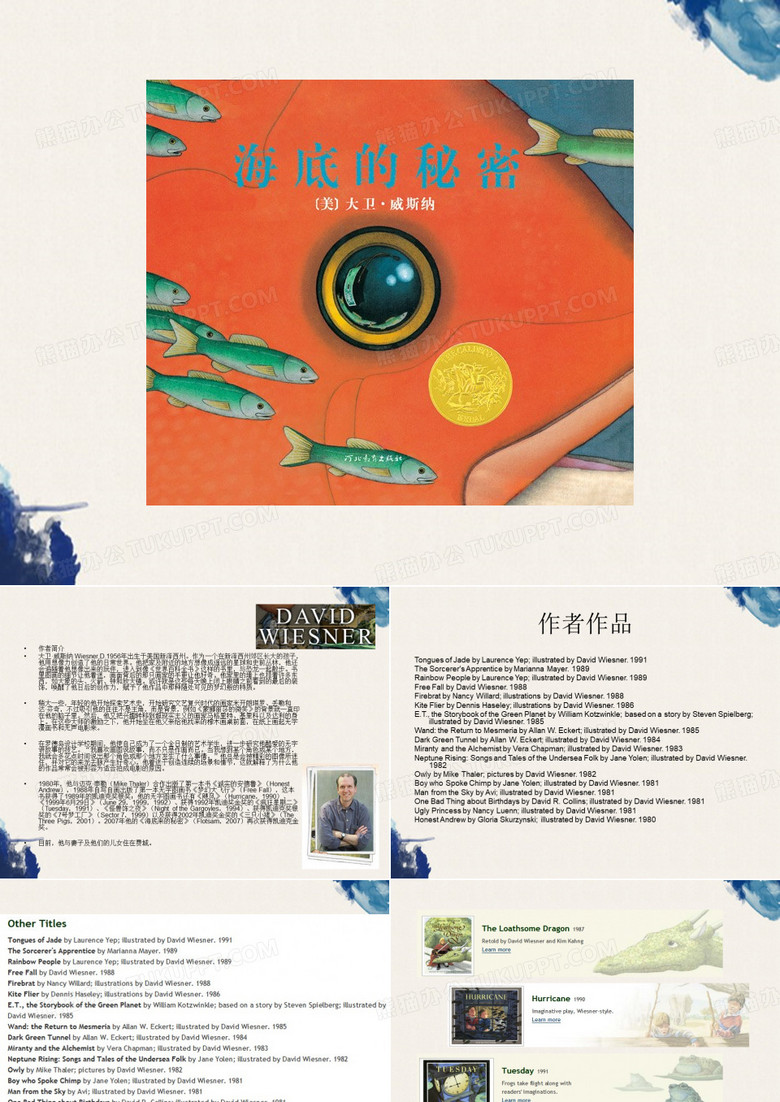 海底的秘密以及绘本 大卫·威斯纳 