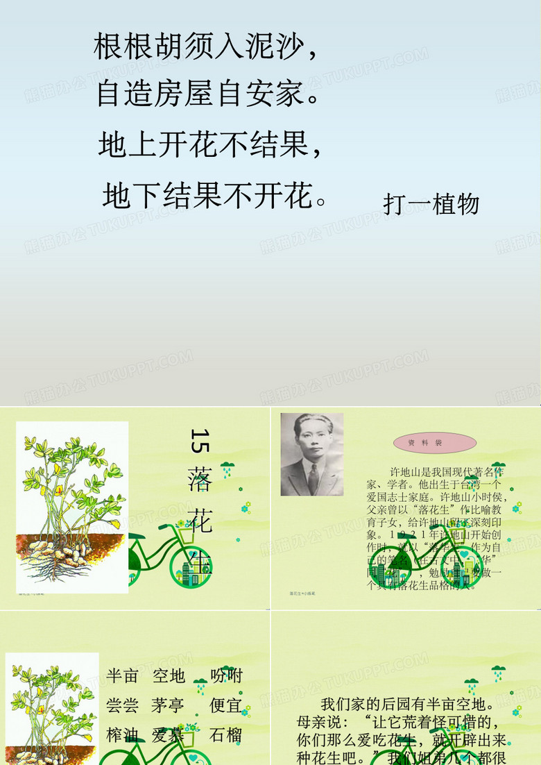 落花生+小练笔