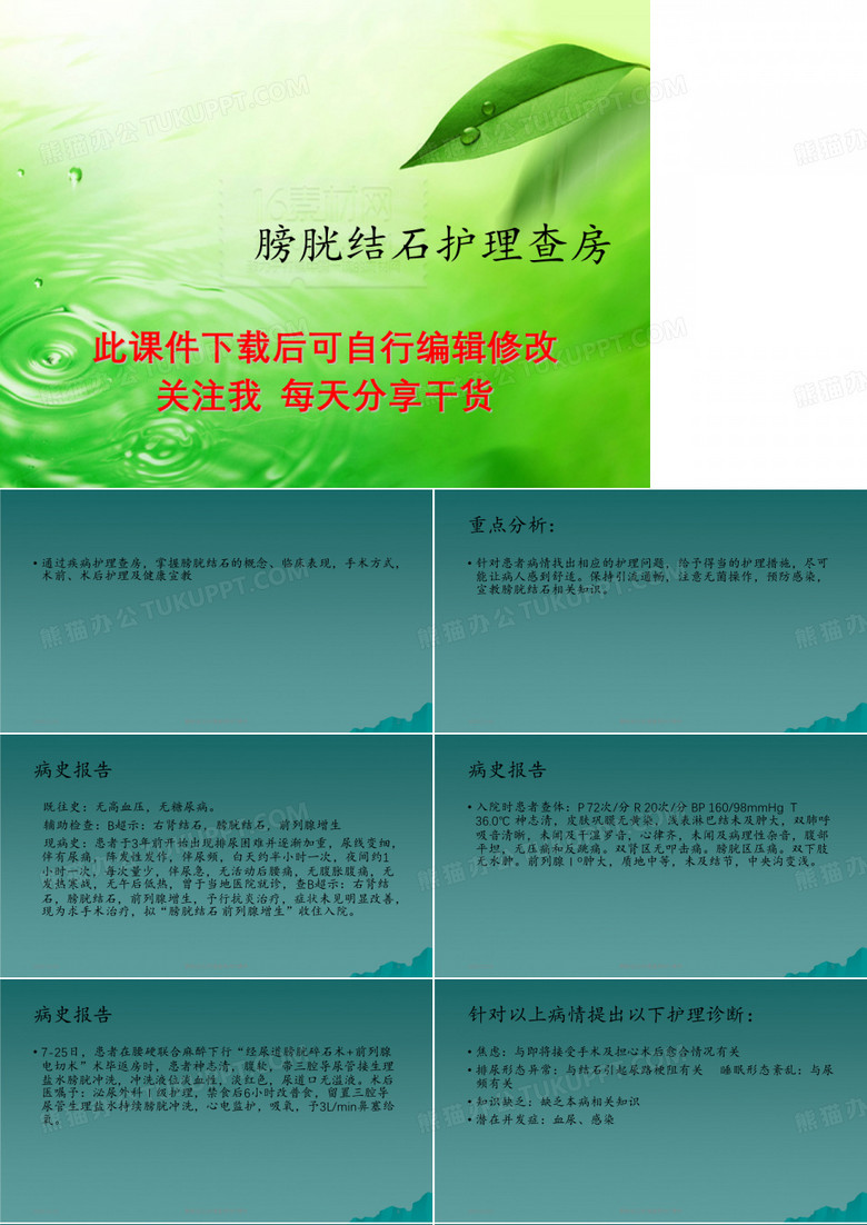 膀胱结石护理查房PPT课件