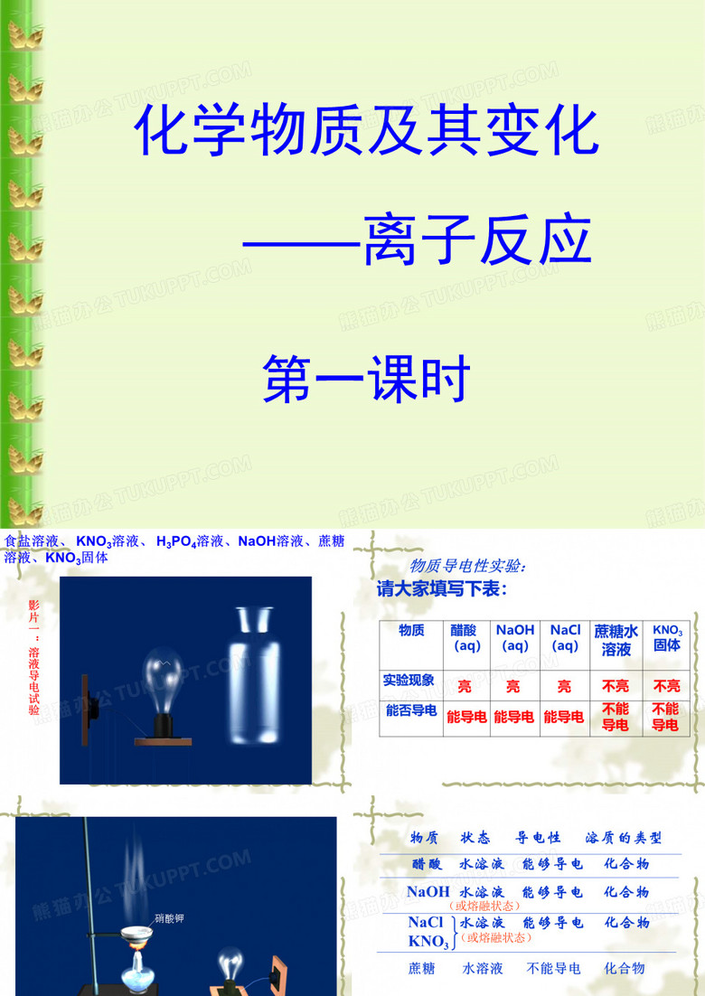 离子反应第一课时