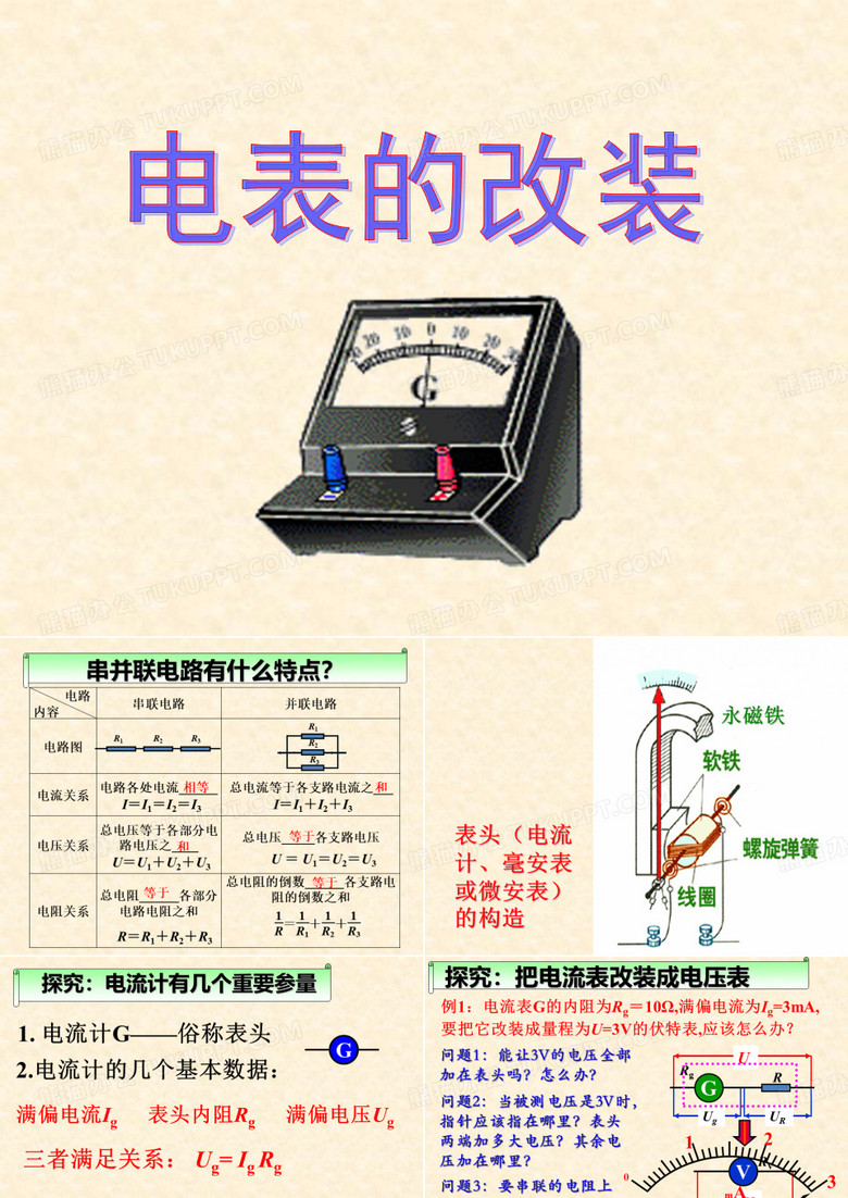 电表的改装