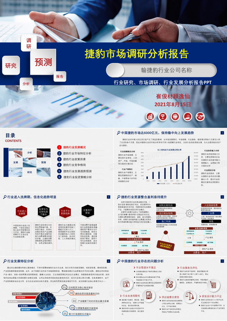 捷豹行业发展研究报告ppt
