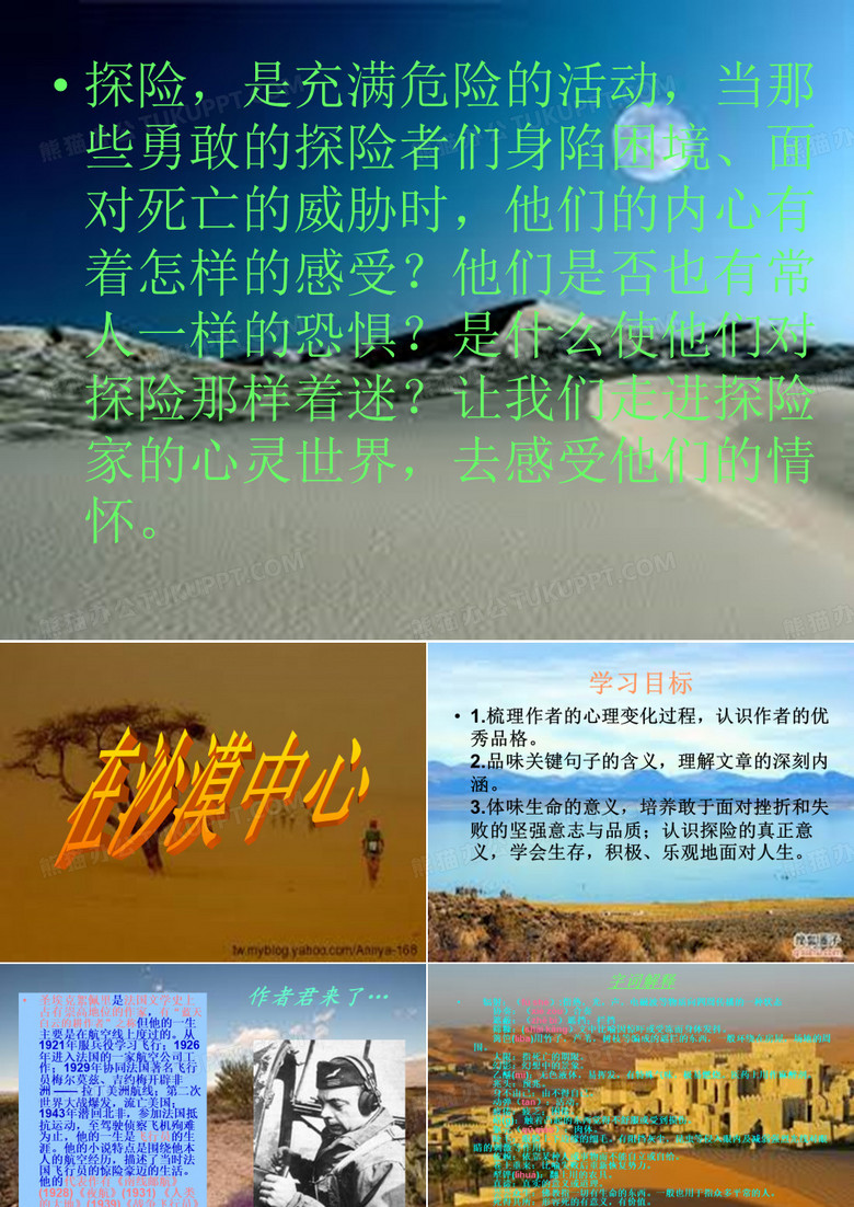 在沙漠中心-----严文颖