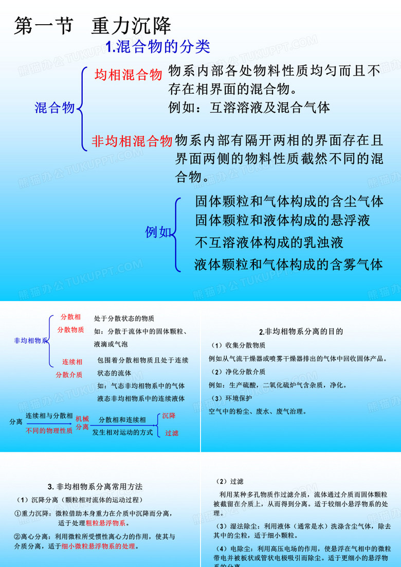 重力沉降