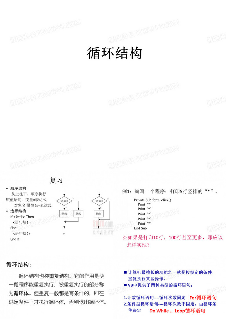 for循环结构