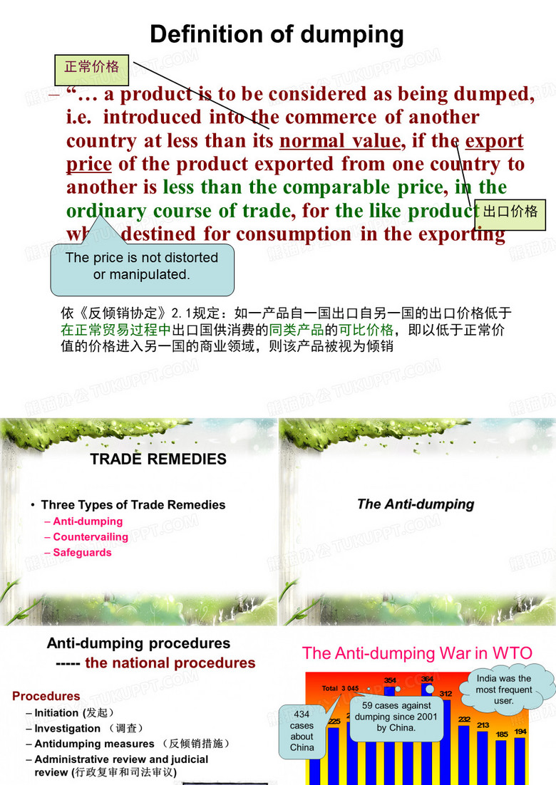 反倾销ppt