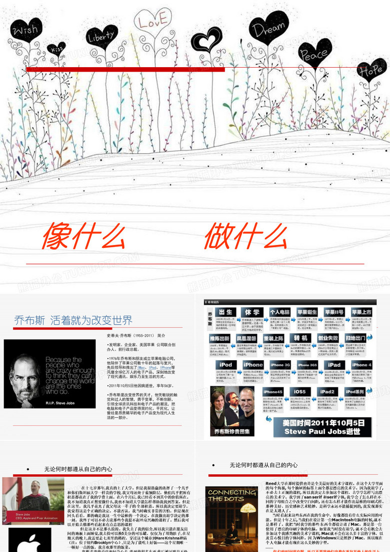 乔布斯 ：像什么做什么