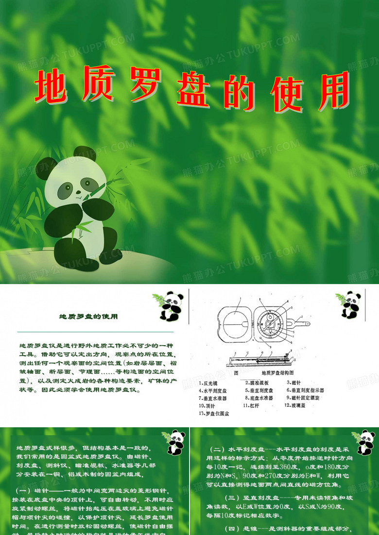 地质罗盘的使用