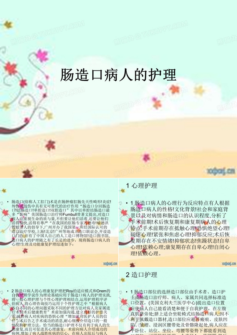 肠造口病人的护理